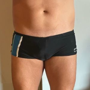 AussieBum square cut men’s swimsuit.  Size XL. Slightly used.